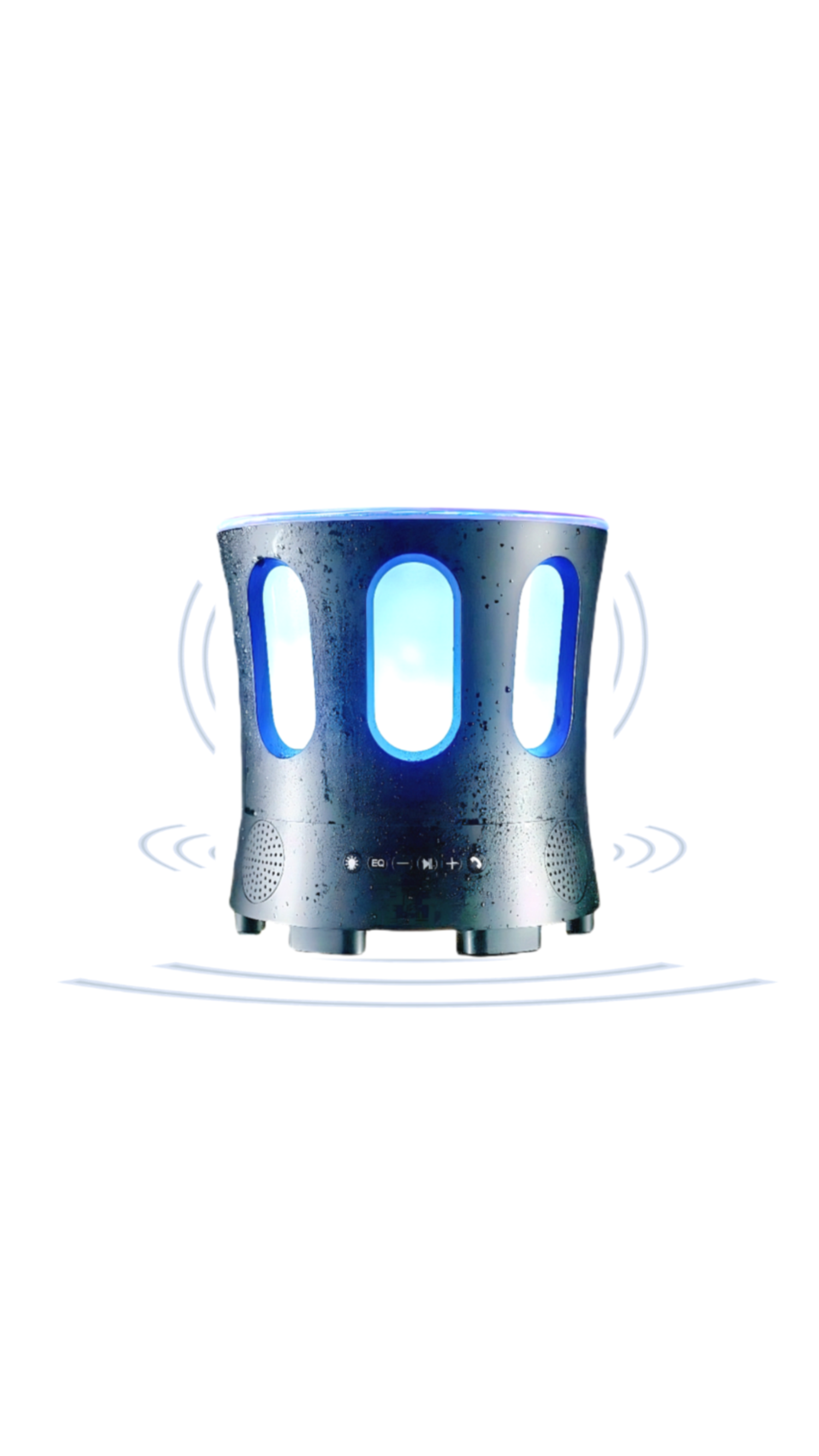 ZONE Sauna Speaker – waterproof Bluetooth speaker, ambient light and ice bucket.